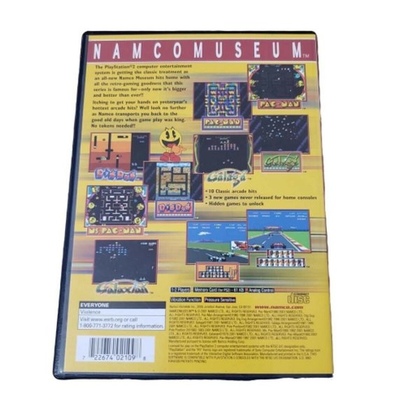 PS2 Namco Museum Pac Man Video Game Greatest Hits Rated E Sony PlayStation 2 - Picture 4 of 4